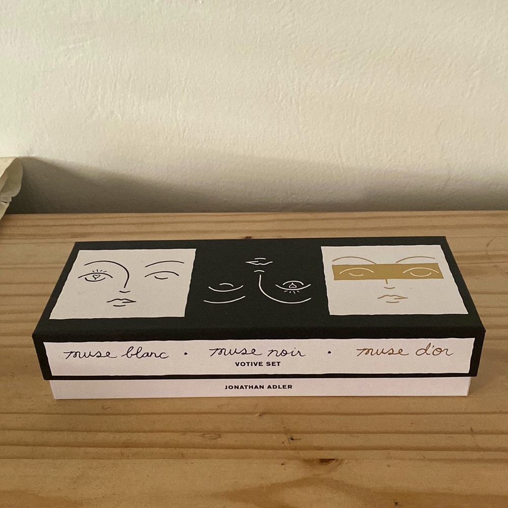 Jonathan Adler candles set of 3